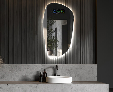 Espejo de baño LED de forma irregular I221 #6