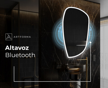 Espejo de baño LED de forma irregular I222 #5