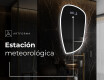 Espejo de baño LED de forma irregular I222 #6