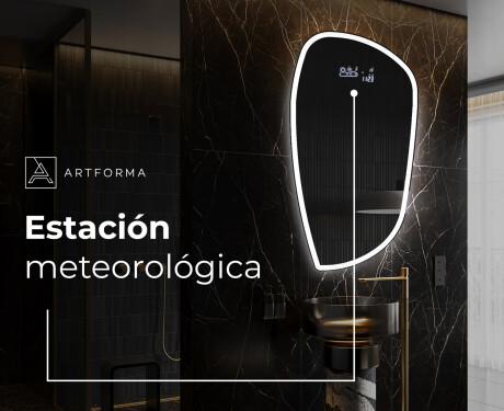 Espejo de baño LED de forma irregular I222 #6