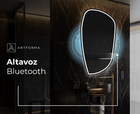 Espejo de baño LED de forma irregular I223 #5