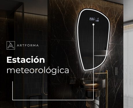 Espejo de baño LED de forma irregular I223 #6