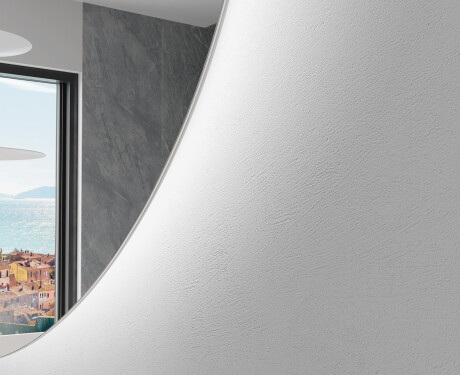Espejo ovalado baño con luz L229 - Vertical #2