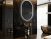 Espejo ovalado baño con luz L229 - Vertical #9