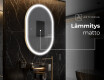 Espejo ovalado baño con luz L230 - Vertical #8