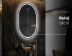 Espejo ovalado baño con luz L231 - Vertical #7