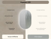 Espejo ovalado baño con luz 50x80cm con luz LED fría de 7000K, luz cálida de 3000K o luz neutra de 4500K #6