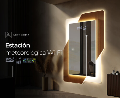 Espejos LED grandes de pared - Retro #5