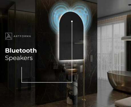 Espejo de baño LED de forma irregular Y221 #5
