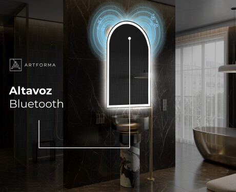 Espejo de baño LED de forma irregular Y222 #5