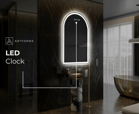 Espejo de baño LED de forma irregular Y222 #7