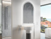 Espejo de baño LED de forma irregular Y223