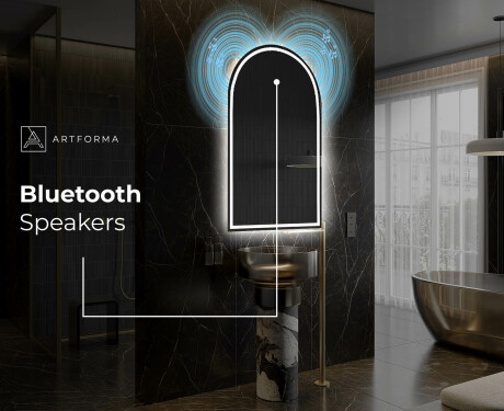 Espejo de baño LED de forma irregular Y223 #6