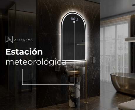 Espejo de baño LED de forma irregular Y223 #6