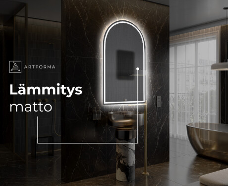 Espejo de baño LED de forma irregular Y223 #8