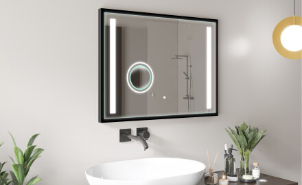 Espejo de baño con iluminación LED y marco - FrameLine L02