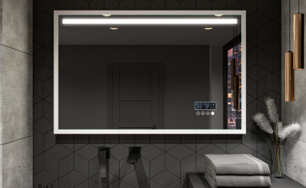 Espejo de baño con iluminación LED y marco - FrameLine L12