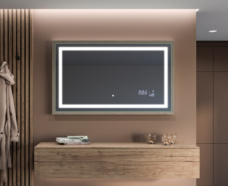 Espejo de baño con iluminación LED y marco - FrameLine L15 #11
