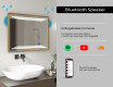 Rectangular espejo vintage con luz LED - FrameLine L75 #11