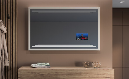 Rectangular espejo vintage con luz LED - FrameLine L75