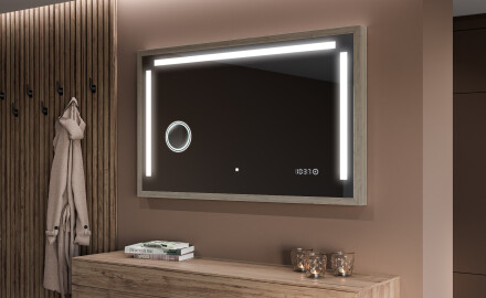 Espejo de baño con iluminación LED y marco - FrameLine L134