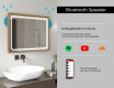 Rectangular espejo vintage con luz LED - FrameLine L137 #11