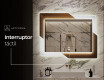 Espejo de baño con luz - Retro #9