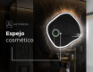 Espejo de baño LED de forma irregular R222 #5