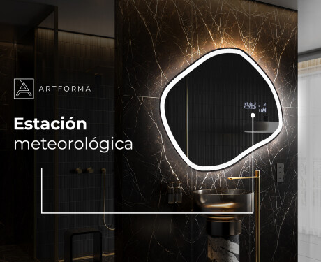 Espejo de baño LED de forma irregular R222 #7