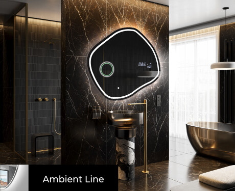 Espejos decorativos de pared con LED R223 #1