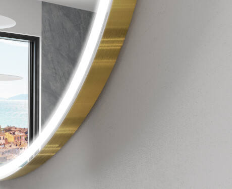 Irregular Espejo baño con luz LED SMART C222 Google #5
