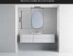 Espejo de baño LED de forma irregular SF221 #4