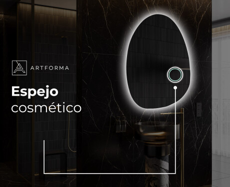 Espejo de baño LED de forma irregular SF221 #5