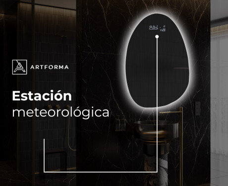 Espejo de baño LED de forma irregular SF221 #7