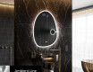 Espejo de baño LED de forma irregular SF222