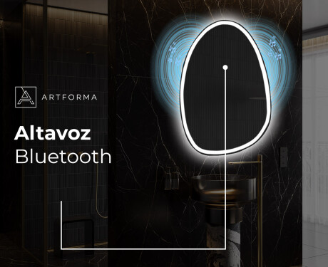 Espejo de baño LED de forma irregular SF222 #7