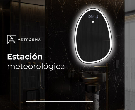 Espejo de baño LED de forma irregular SF222 #9
