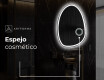 Espejo de baño LED de forma irregular SF222 #5