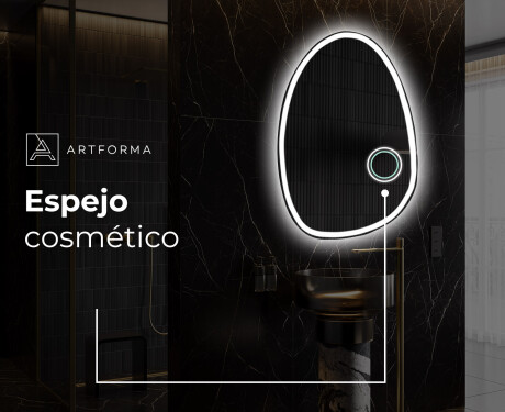 Espejo de baño LED de forma irregular SF222 #5