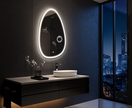 Espejo de baño LED de forma irregular SF222 #10