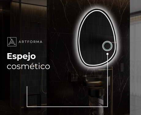 Espejo de baño LED de forma irregular SF223 #5