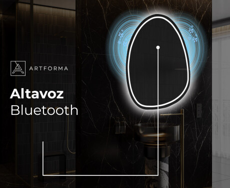 Espejo de baño LED de forma irregular SF223 #6