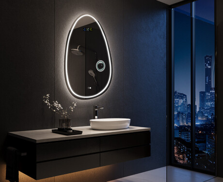 Espejo de baño LED de forma irregular SF223 #10