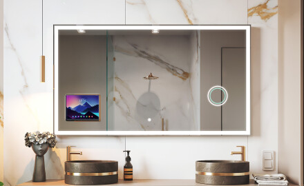 Espejo de baño LED inteligente con marco Displine Apple L01