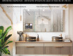 Espejo LED Moderno con marco iPad Displine L38 #7
