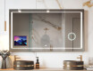 Espejo de baño LED inteligente con marco Displine Apple L61