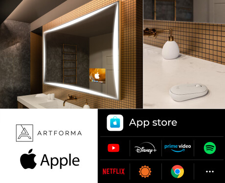 Espejo de baño LED SMART L77 Apple #2