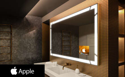 Espejo baño con luz LED SMART L126 Apple
