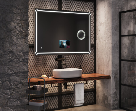 Espejo baño con luz LED SMART L129 Apple #9