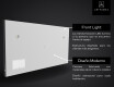 Espejo de baño LED SMART L136 Apple #5